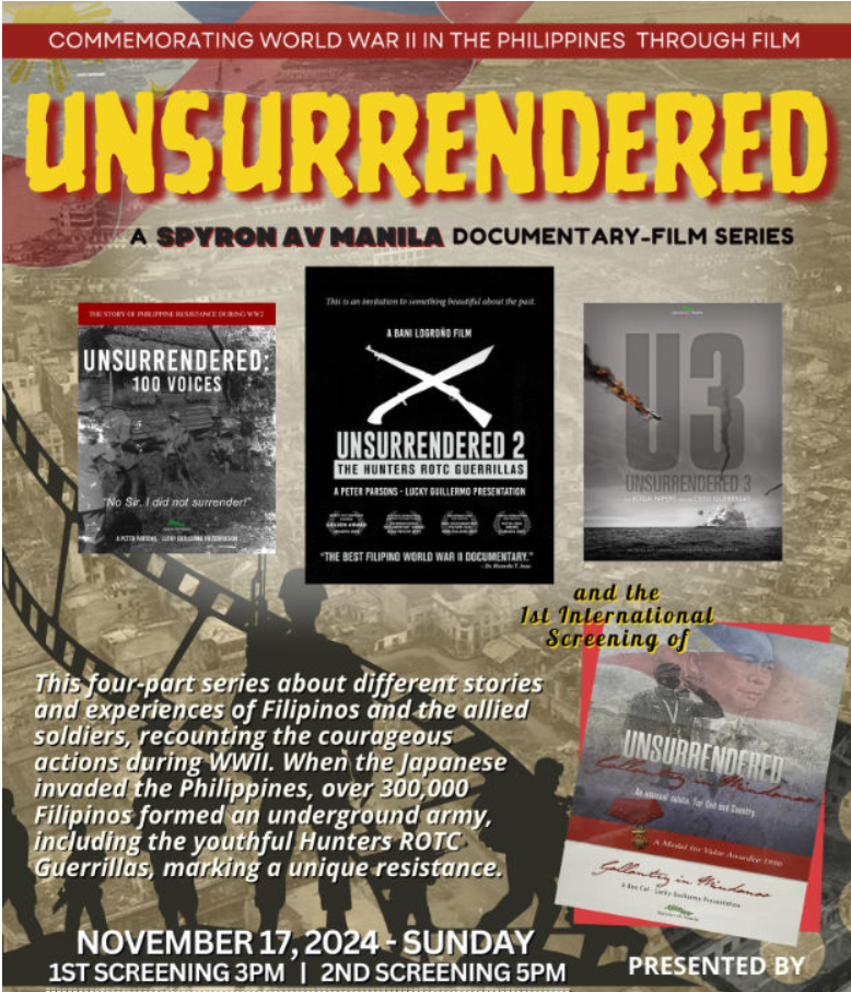 PCG Vancouver presents film screening of UNSURRENDERED on November 17